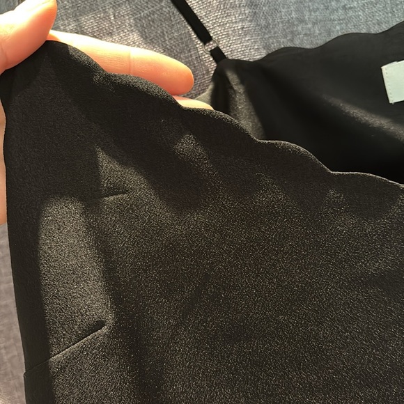 J. Crew, Scalloped Cami Top, Black, Size 4 - Picture 2 of 4